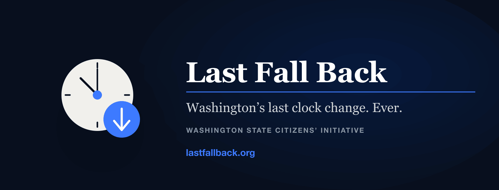 Last Fall Back Act banner graphic